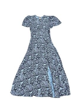 AFRM Animal print Dress Women's Size M Snakeskin Midi length